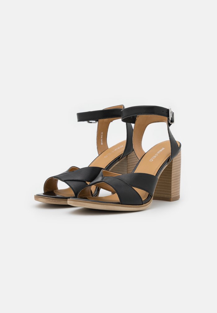 Sandales Anna Field High Noir Femme | DAK-2757909